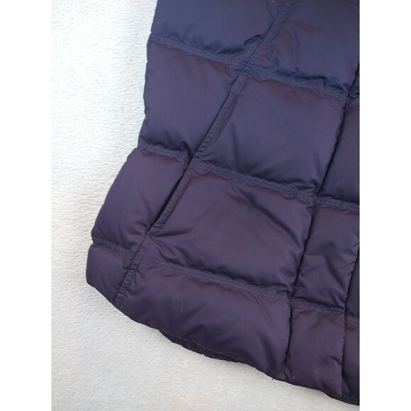Eddie Bauer Premium Quality Goose Down Vest Women's XS Purple Puffer - Picture 3 of 11